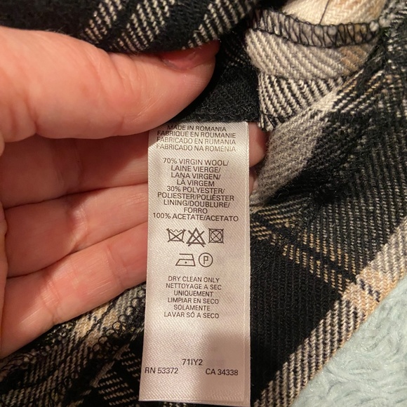 French Connection Strapless Plaid Mini Dress – Size 6 (70% Virgin Wool Blend) - Picture 4 of 8